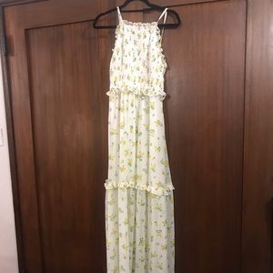 Betsy Johnson long floral print dress